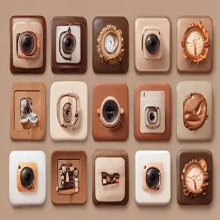 aesthetics brown instagram highlight icons
