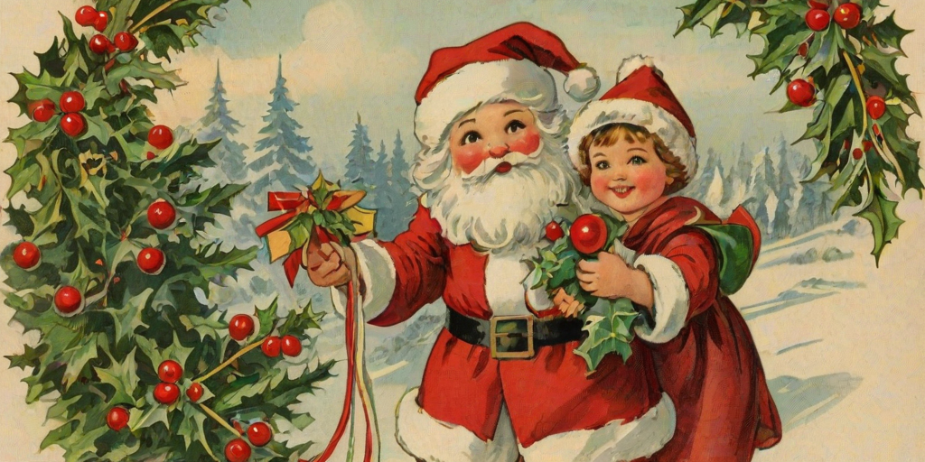 free vintage printables christmas