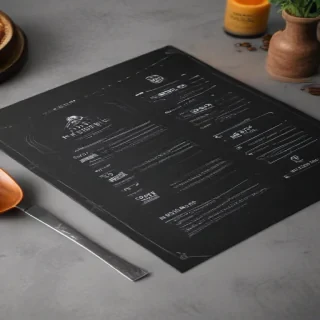 restaurant menu mockup free