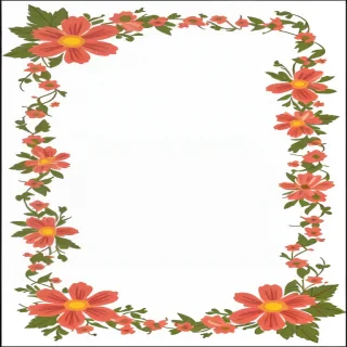 floral border clip art