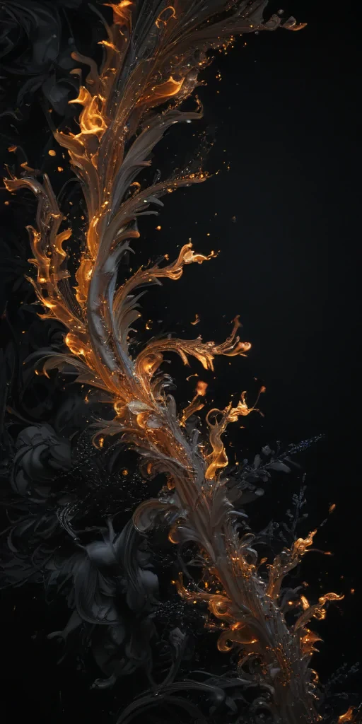 sparkling black background