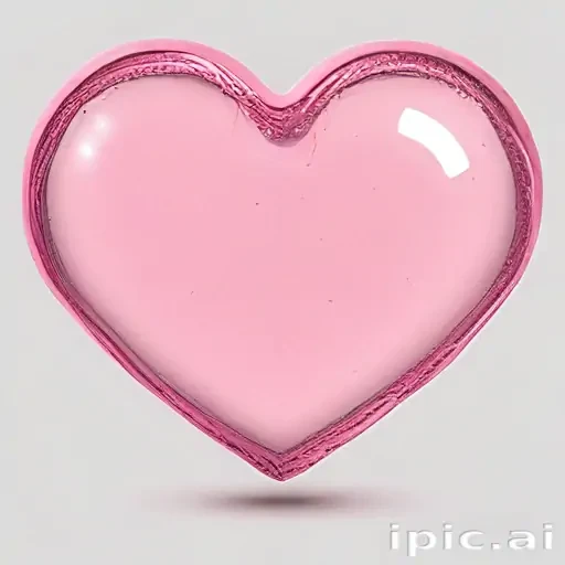 glow heart png