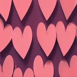aesthetic heart background