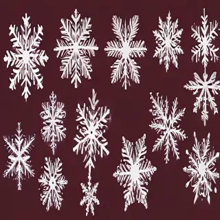 snowflake clipart free