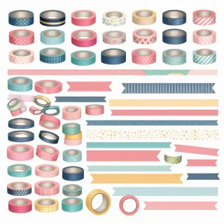 washi tape clipart