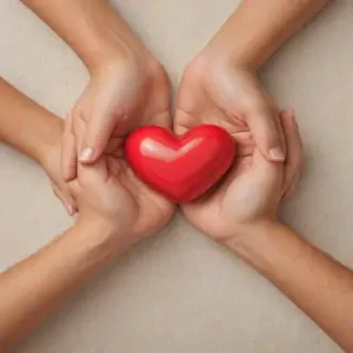 heart hands clipart