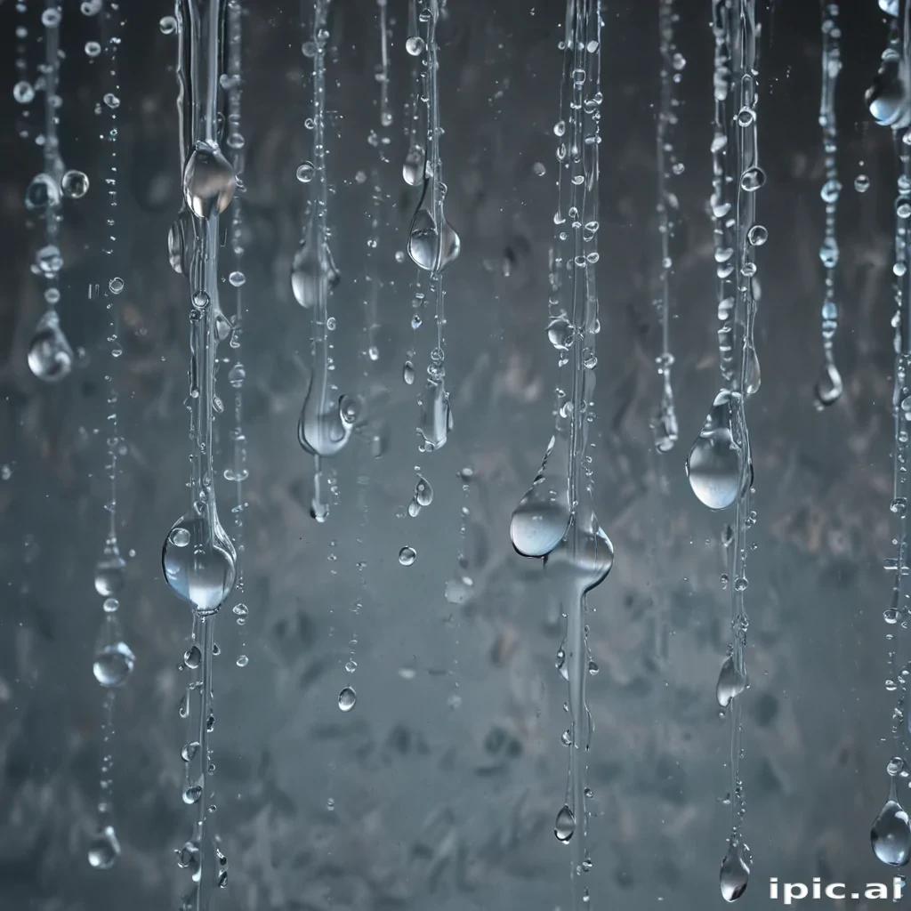 water droplets transparent