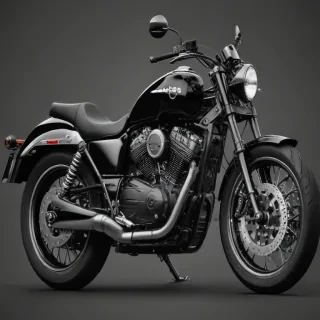 motorcycle clipart black and white