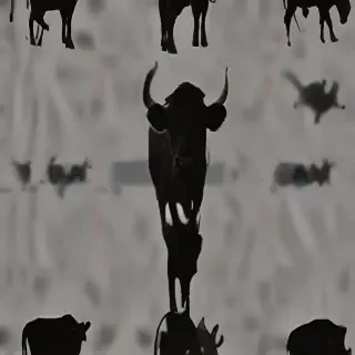 cow silhouette