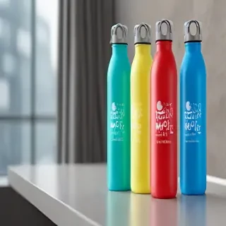 water bottle mockup