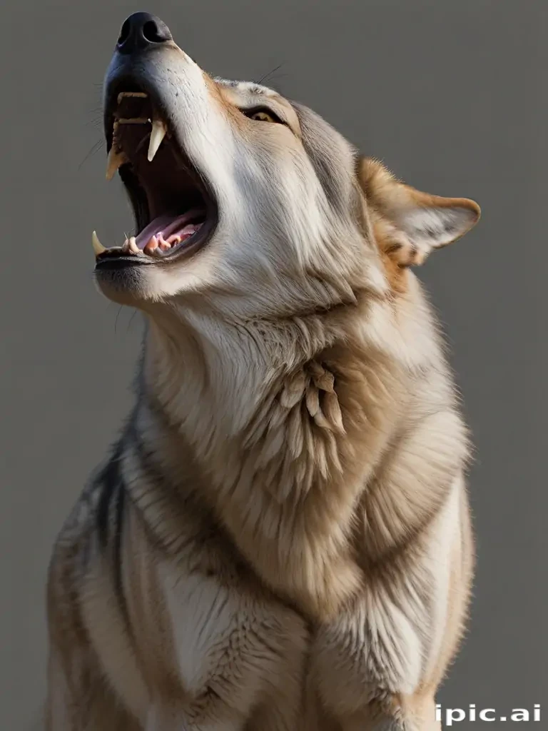 wolf howl png