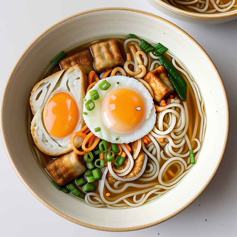 egg roll in a bowl ramen