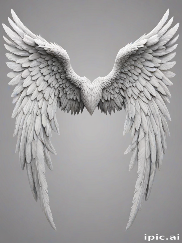realistic angel wings png