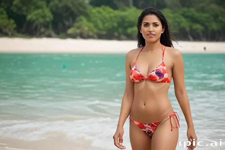 indian mom in bikini