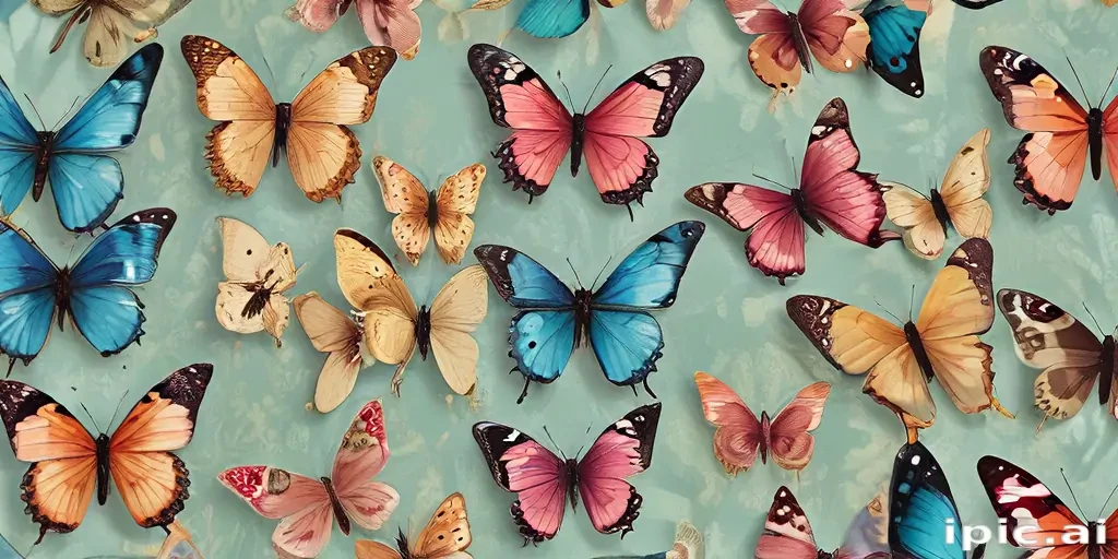 butterfly wall paper
