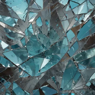 broken glass overlay