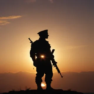 soldier silhouette