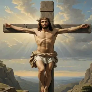 jesus on the cross picture