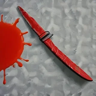 bloody knife aesthetic