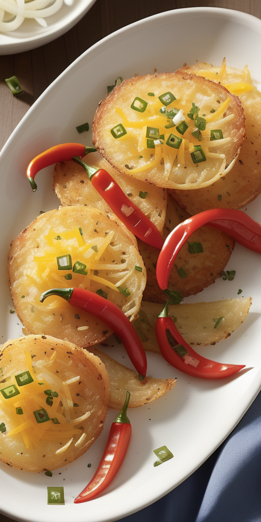 hash browns with peppers and onions