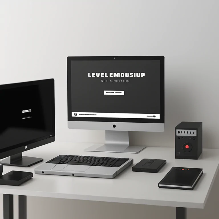 computer mockup