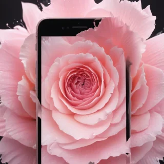 light pink phone wallpaper