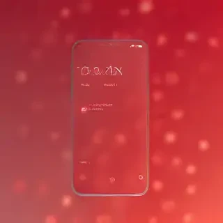 red lockscreen