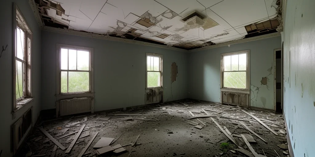 abandoned house