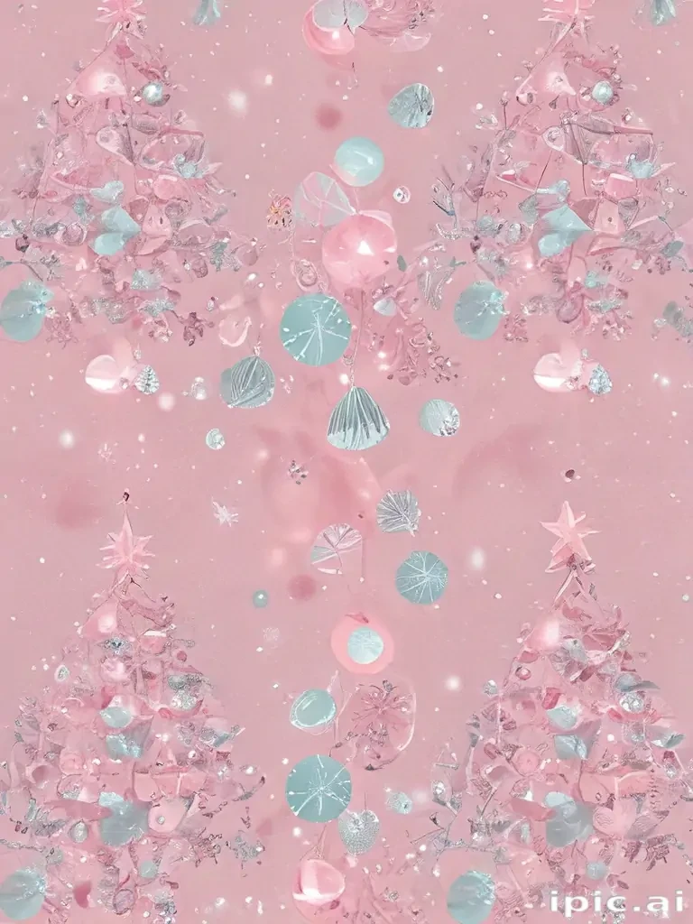 pastel aesthetic christmas wallpaper