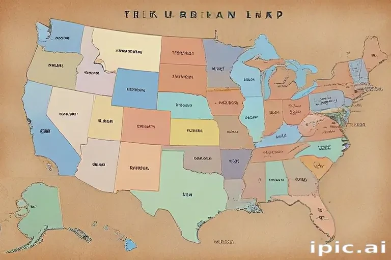 us states on a map