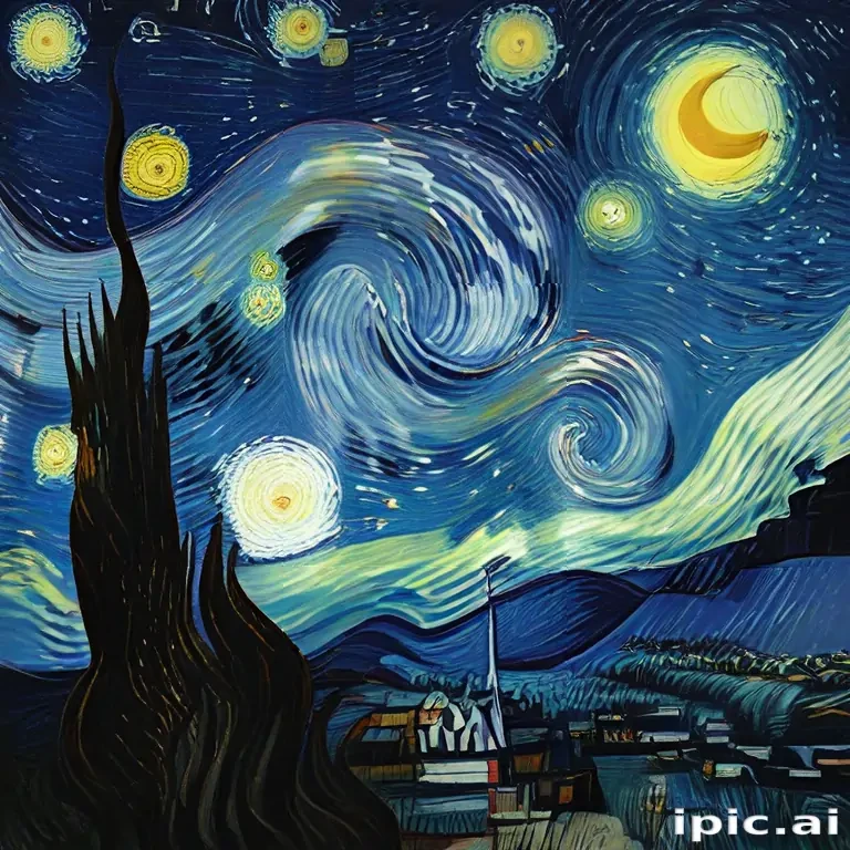 starry night png