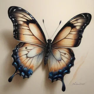 pictures of drawings of butterflies