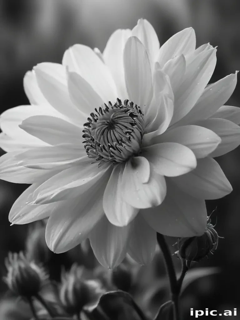 flower images black and white