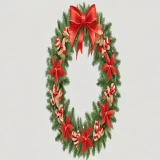 christmas wreath transparent