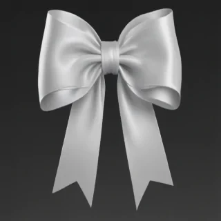 white ribbon png