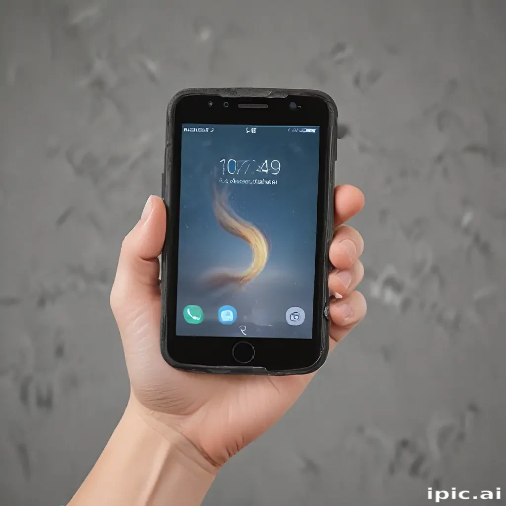 hold phone png