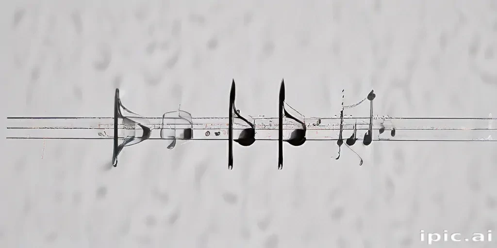 transparent music note