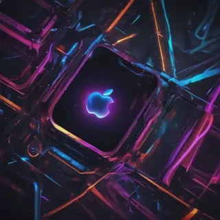 iphone neon wallpaper