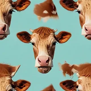 aesthetic cow print wallpaper