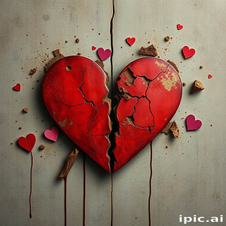 wallpaper broken heart images