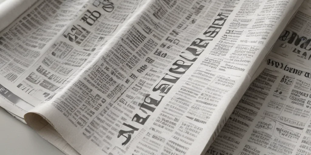 newspaper transparent