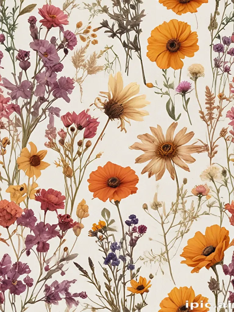 dried flowers png