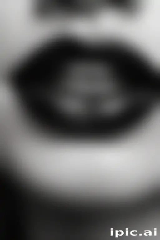 lips black and white clipart