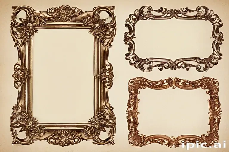 vintage frames png