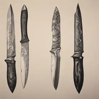 knife drawings