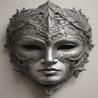 drawing of a mask