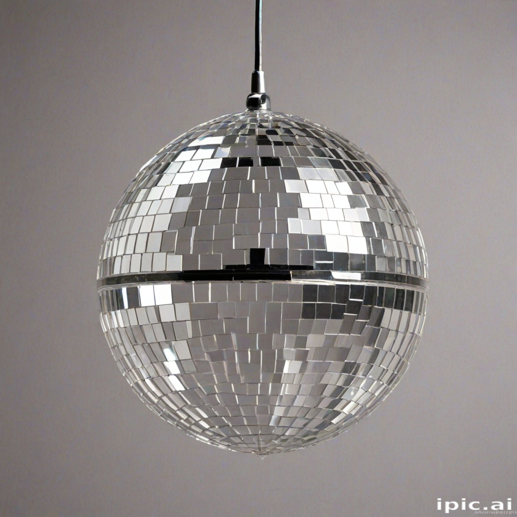 transparent disco ball