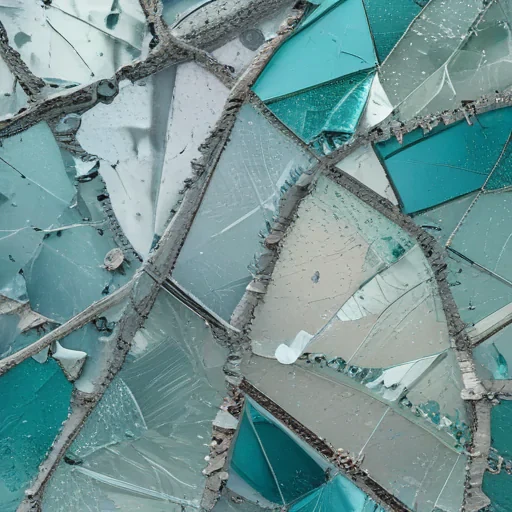 broken glass texture