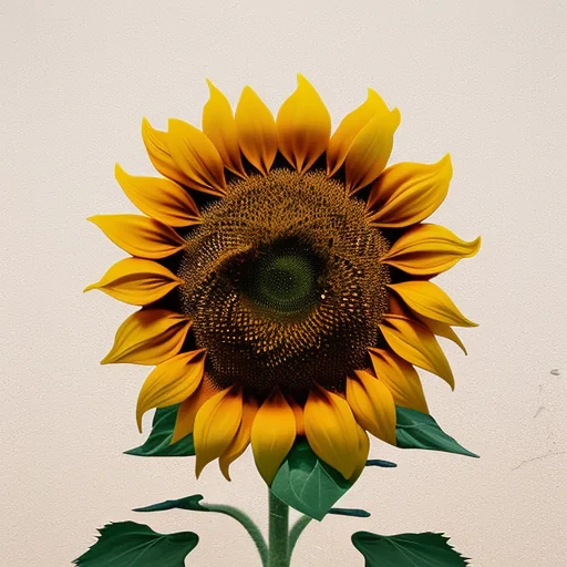sunflower outline