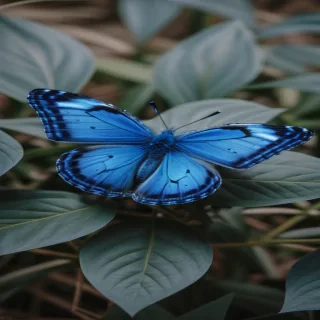 blue butterfly